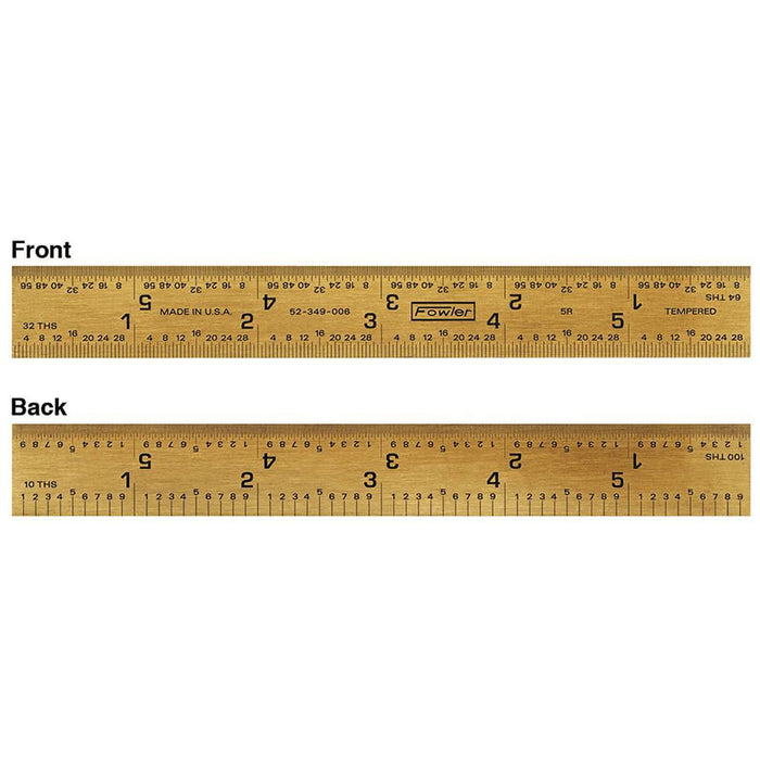 Fowler 52-349-012 12" 5R Graduation