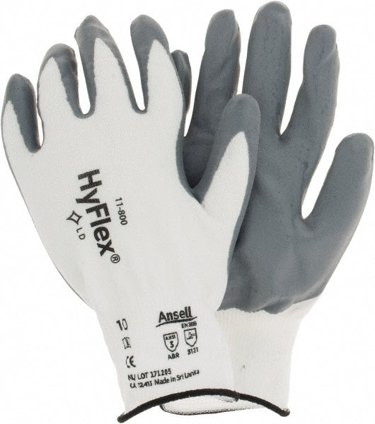 Ansell 11-800-10 Gloves Nitrile Coated