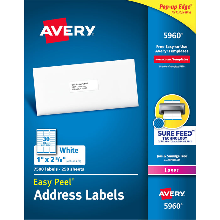 Avery&reg; Easy Peel Address Labels - AVE5960