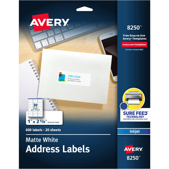 Avery&reg; Color Printing Labels - AVE8250