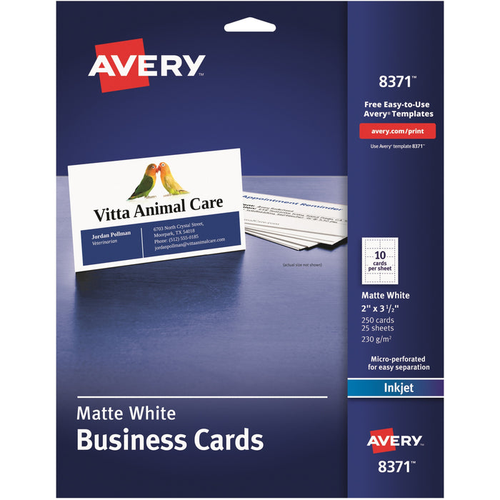 Avery&reg; Sure Feed Business Cards - AVE8371