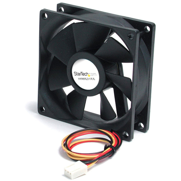 StarTech.com 80x25mm Ball Bearing Quiet Computer Case Fan w/ TX3 Connector - Fan Kit - STCFAN8X25TX3L