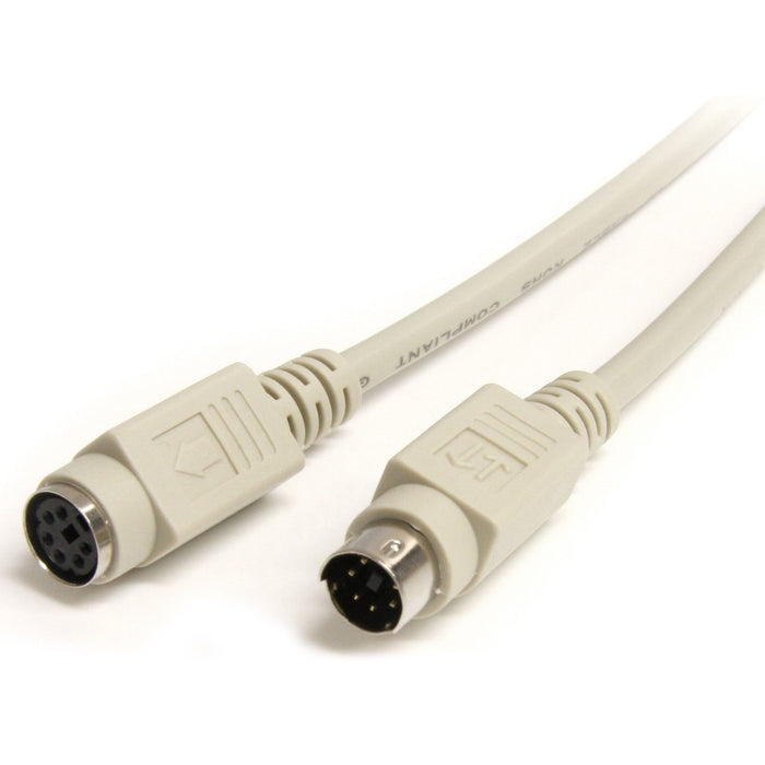 StarTech.com PS/2 keyboard or mouse extension cable - keyboard (m) - mouse (f) - 6 ft - STCKXT102