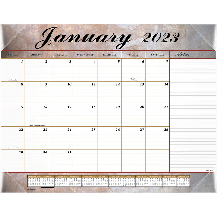 At-A-Glance Monthly Desk Pad - AAG89702