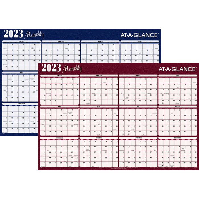 At-A-Glance Erasable/Reversible Horizontal Yearly Wall Planner - AAGA152