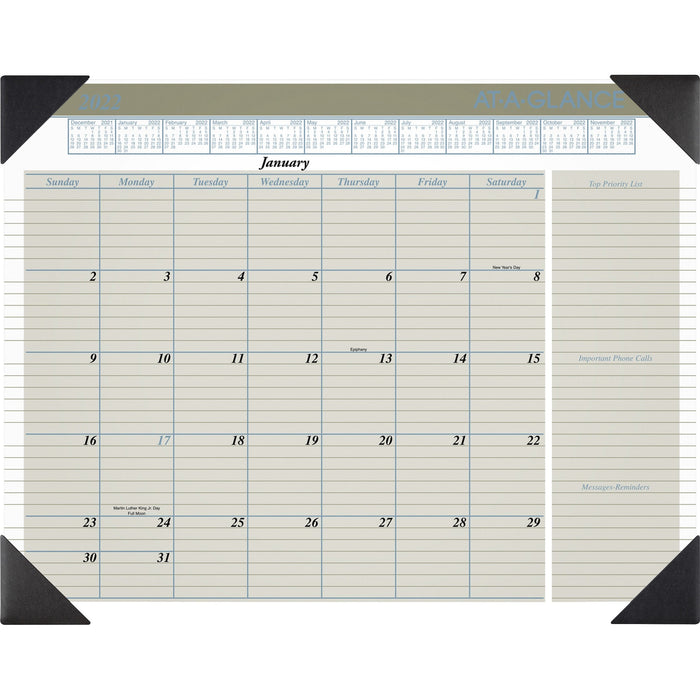 At-A-Glance Executive Monthly Desk Pad - AAGHT1500