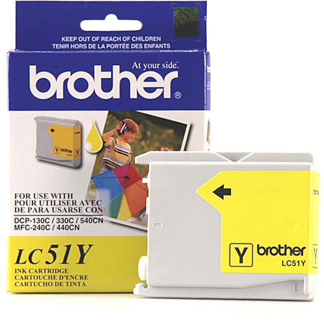 Brother LC51Y Original Ink Cartridge - BRTLC51Y