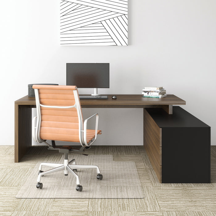 Deflecto EconoMat Chair Mat for Carpet - DEFCM11112