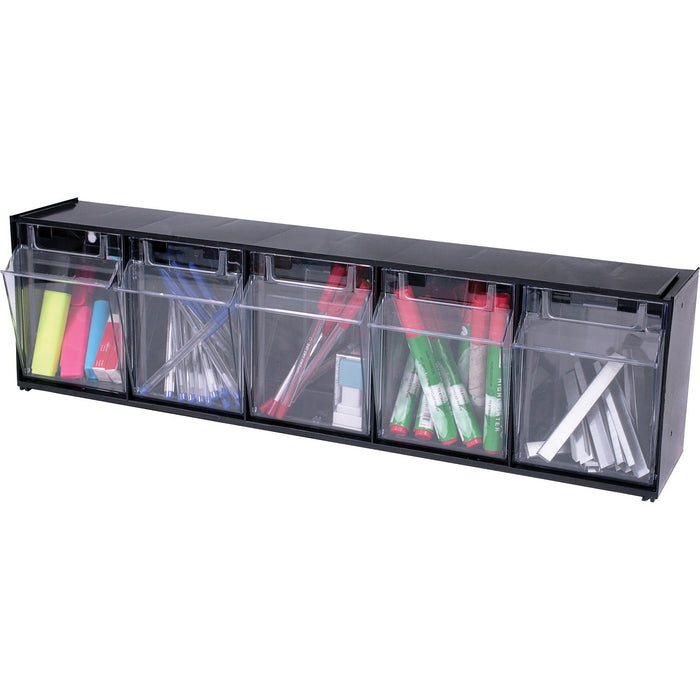 Deflecto Tilt Bin Interlocking Multi-Bin Storage Organizer - DEF20504OP Deflecto, LLC