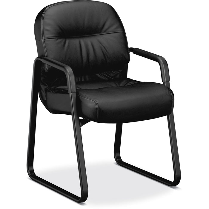 HON Pillow-Soft Guest Chair, Leather - HON2093SR11T