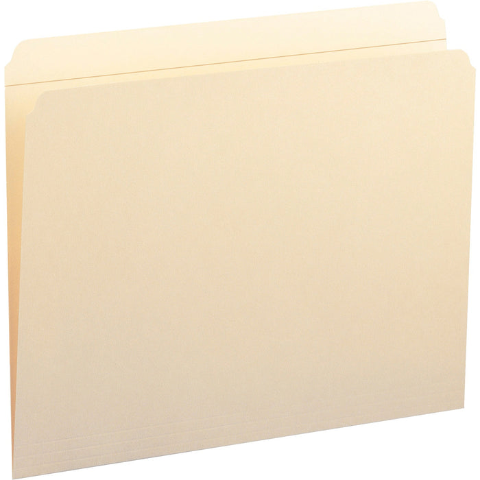 Smead Straight Tab Cut Letter Recycled Top Tab File Folder - SMD10310