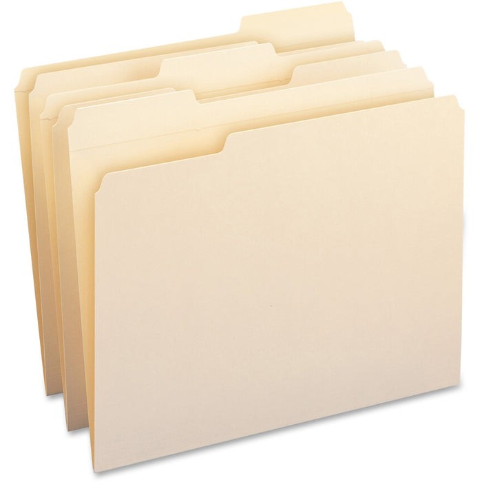 Smead 1/3 Tab Cut Letter Recycled Top Tab File Folder - SMD10314