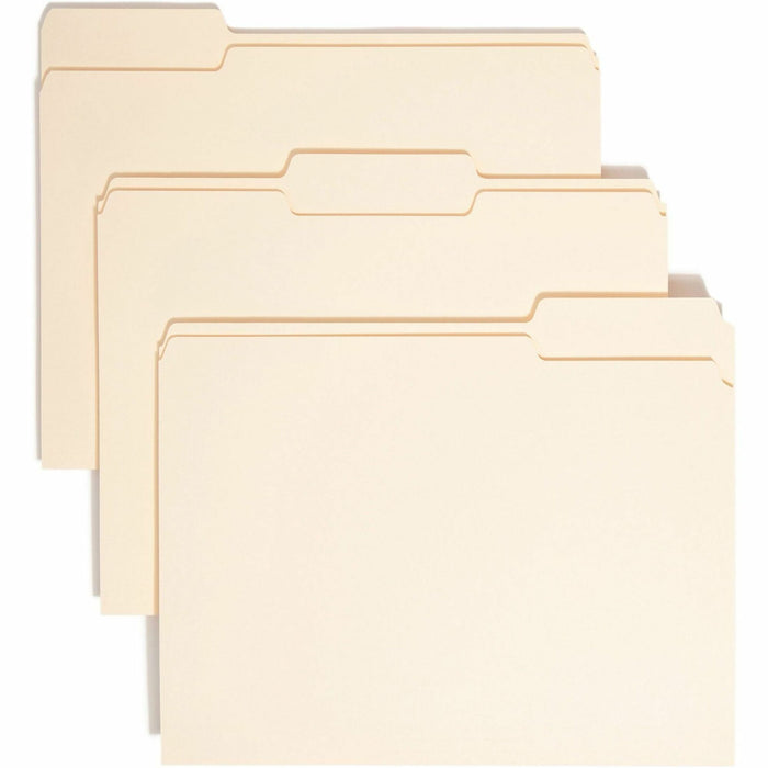 Smead 1/3 Tab Cut Letter Recycled Top Tab File Folder - SMD10338