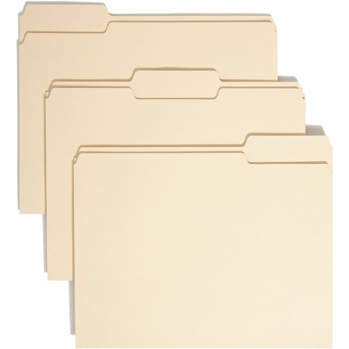 Smead 1/3 Tab Cut Letter Recycled Top Tab File Folder - SMD10339