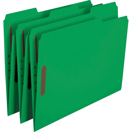 Smead Colored 1/3 Tab Cut Letter Recycled Fastener Folder - SMD12140 Smead Manufacturing Company
