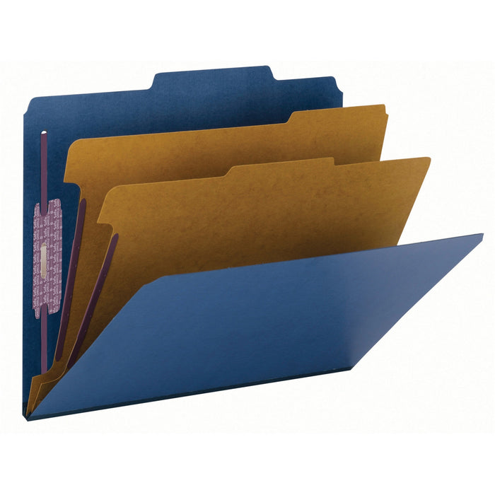 Smead SafeSHIELD 2/5 Tab Cut Letter Recycled Classification Folder - SMD14032