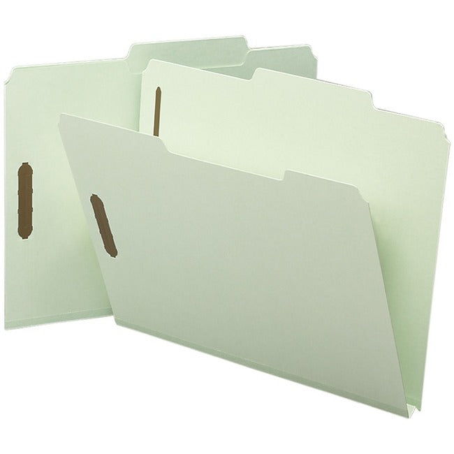 Smead 2/5 Tab Cut Letter Recycled Fastener Folder - SMD14980