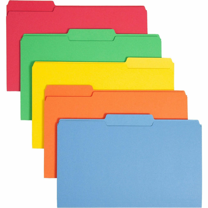 Smead Colored 1/3 Tab Cut Legal Recycled Top Tab File Folder - SMD16943 Smead Manufacturing Company