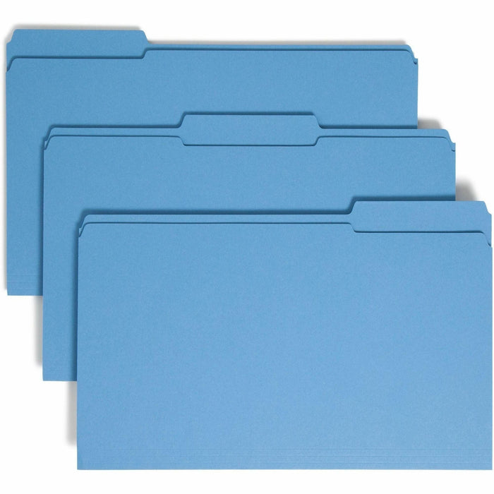 Smead Colored 1/3 Tab Cut Legal Recycled Top Tab File Folder - SMD17034 Smead Manufacturing Company