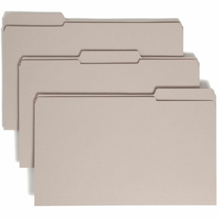 Smead Colored 1/3 Tab Cut Legal Recycled Top Tab File Folder - SMD17334