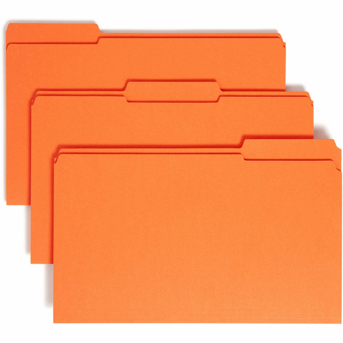 Smead Colored 1/3 Tab Cut Legal Recycled Top Tab File Folder - SMD17534