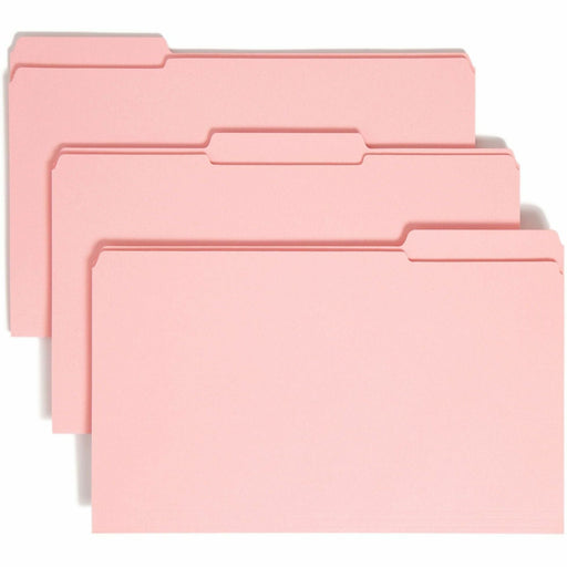 Smead Colored 1/3 Tab Cut Legal Recycled Top Tab File Folder - SMD17634 Smead Manufacturing Company