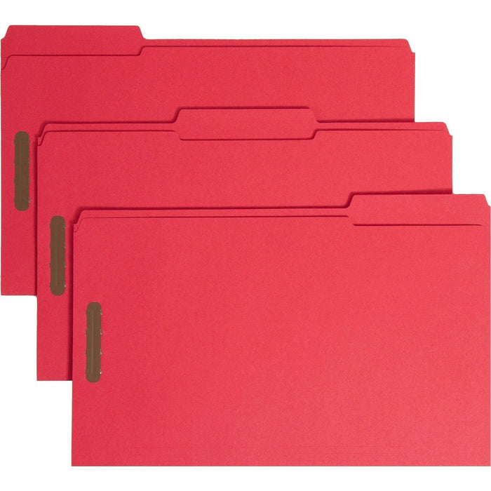 Smead Colored 1/3 Tab Cut Legal Recycled Fastener Folder - SMD17740