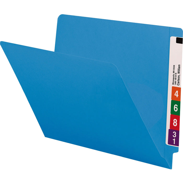 Smead Shelf-Master Straight Tab Cut Letter Recycled End Tab File Folder - SMD25010