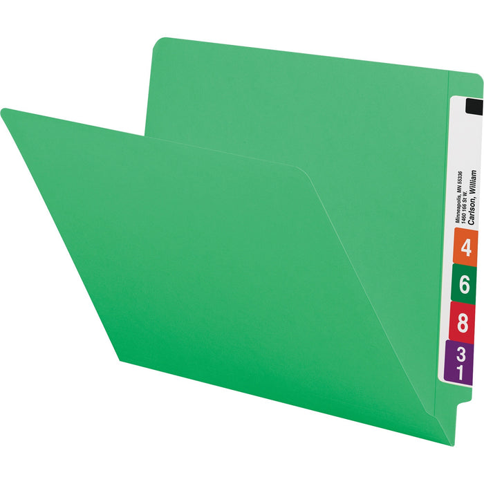 Smead Colored Straight Tab Cut Letter Recycled End Tab File Folder - SMD25110