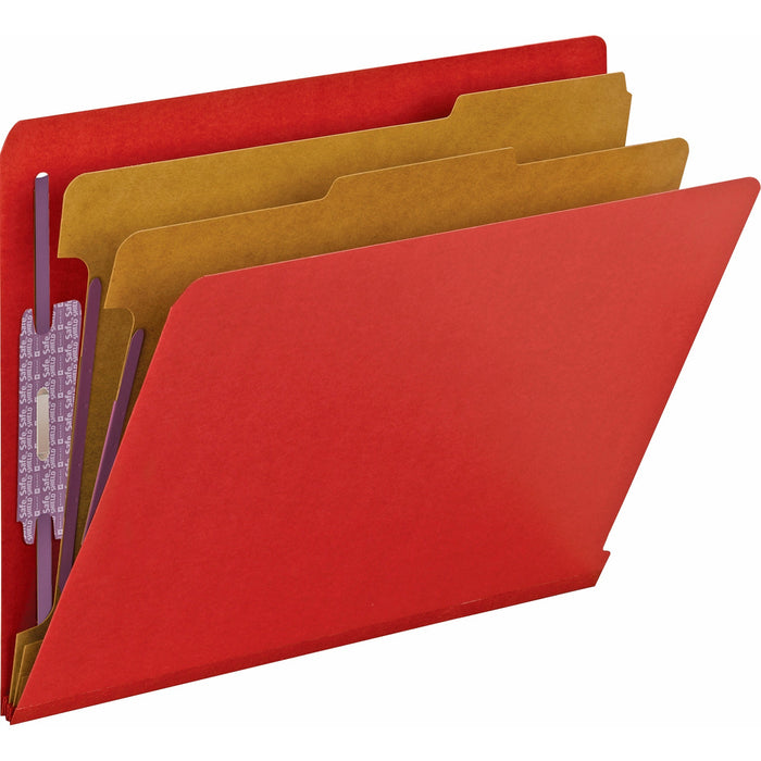 Smead 1/3 Tab Cut Letter Recycled Classification Folder - SMD26783