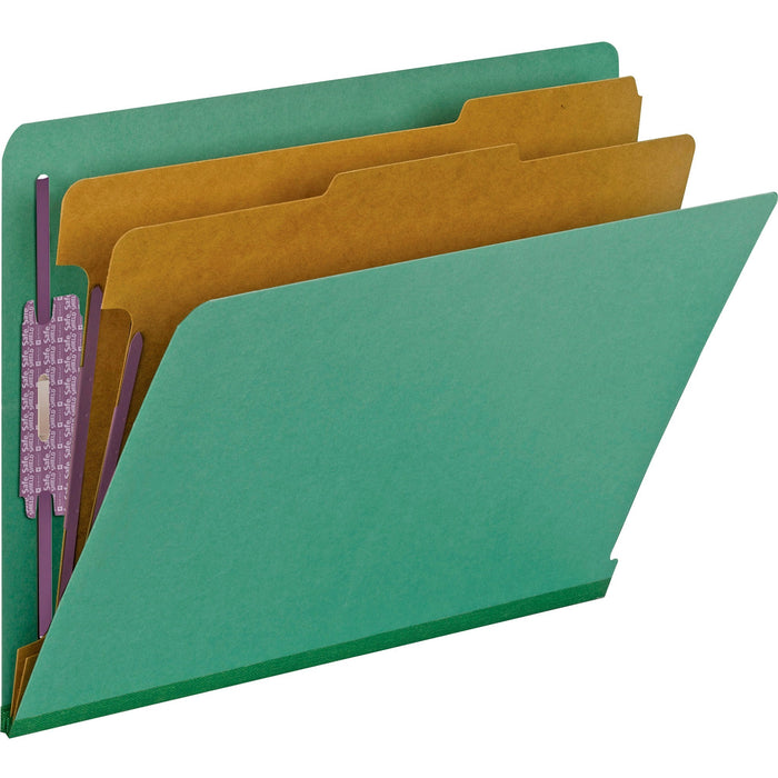 Smead 1/3 Tab Cut Letter Recycled Classification Folder - SMD26785