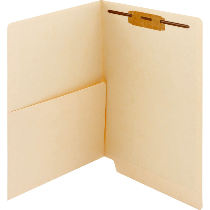 Smead Straight Tab Cut Letter Recycled Fastener Folder - SMD34100