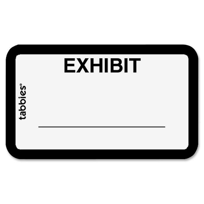 Tabbies Color-coded Legal Exhibit Labels - TAB58092