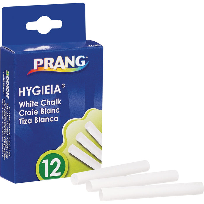 Prang White Chalk Sticks - DIX31144