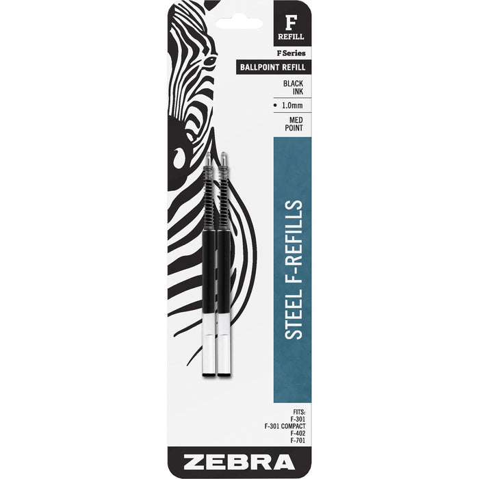 Zebra Pen STEEL 7 Series F Refill Medium Point Ballpoint - ZEB85412