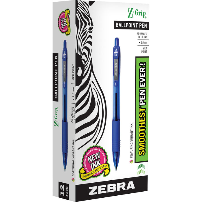 Zebra Z-Grip Retractable Ballpoint Pens - ZEB22220