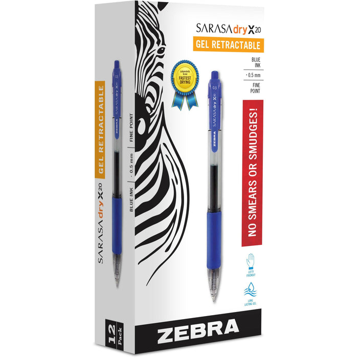 Zebra SARASA dry X20 Retractable Gel Pen - ZEB46720