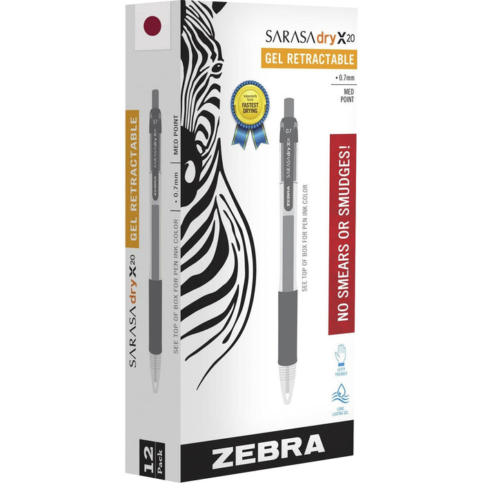 Zebra SARASA dry X20 Retractable Gel Pen - ZEB46930
