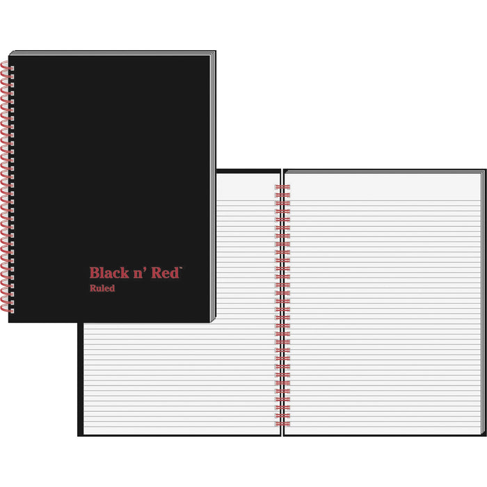 Black n' Red Hardcover Business Notebook - JDKK67030