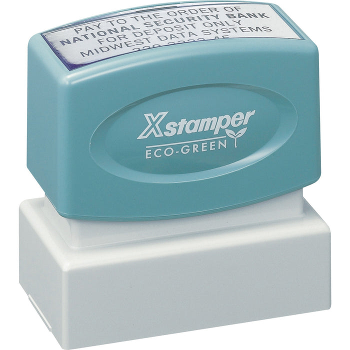 Xstamper Custom Endorsement Pre-inked Stamp - XSTN12