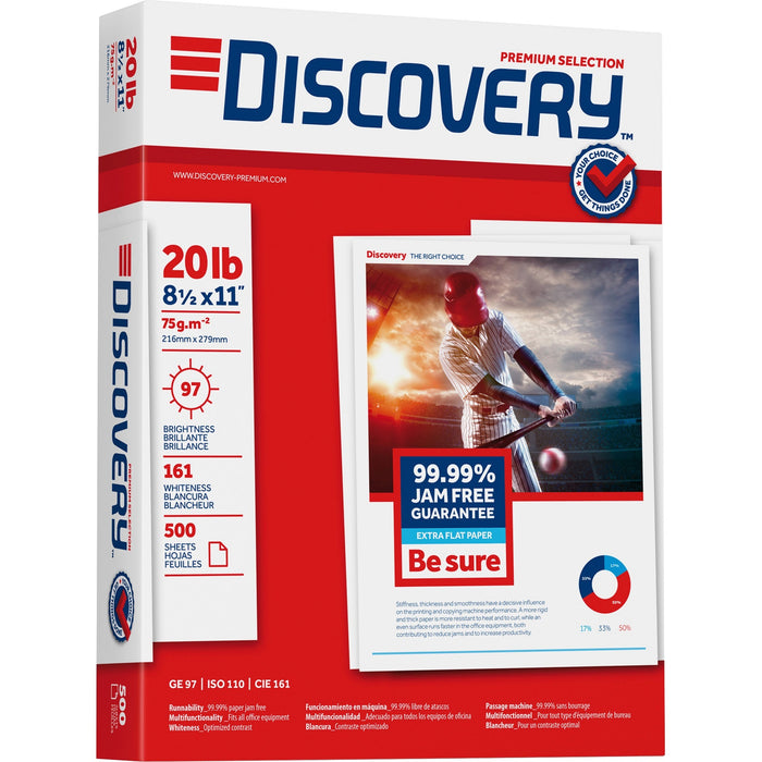 Discovery Premium Multipurpose Paper - Anti-Jam - Ultra White - SNA00101