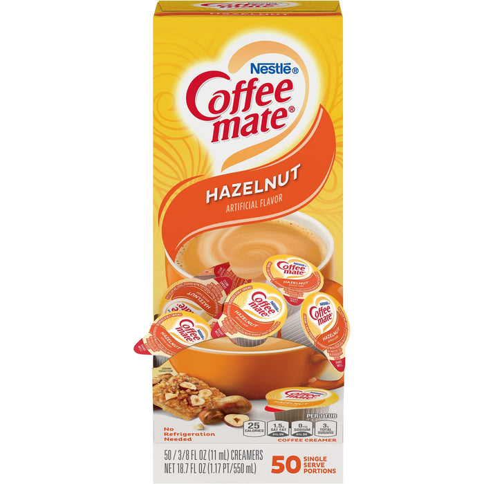 Coffee mate Hazelnut Liquid Coffee Creamer Singles - Gluten-free - NES35180