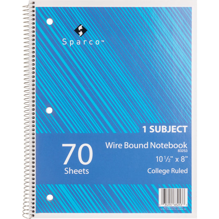 Sparco Wirebound Notebook - SPR83253