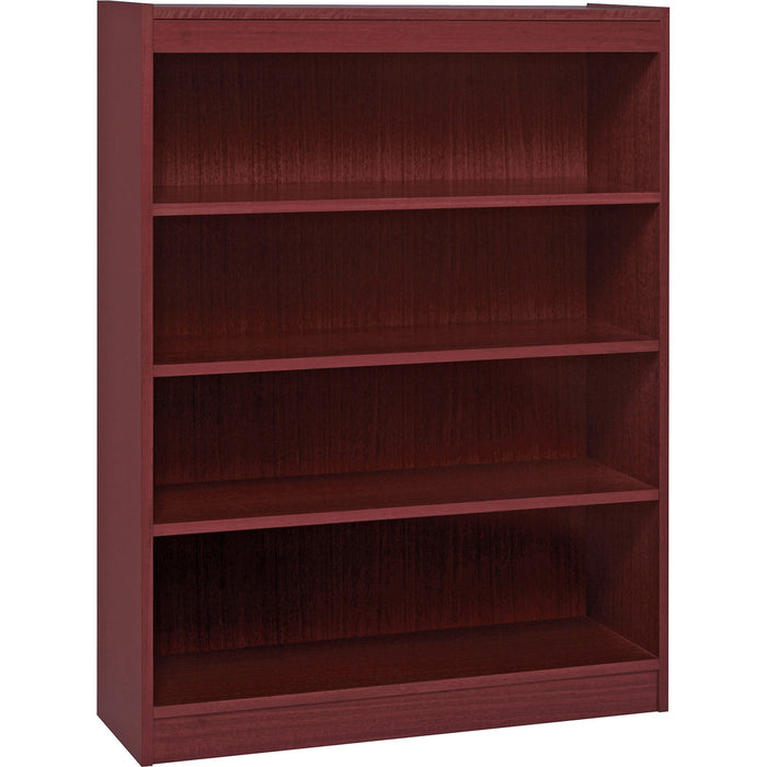 Lorell Panel End Hardwood Veneer Bookcase - LLR60072