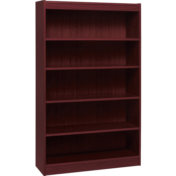 Lorell Panel End Hardwood Veneer Bookcase - LLR60073