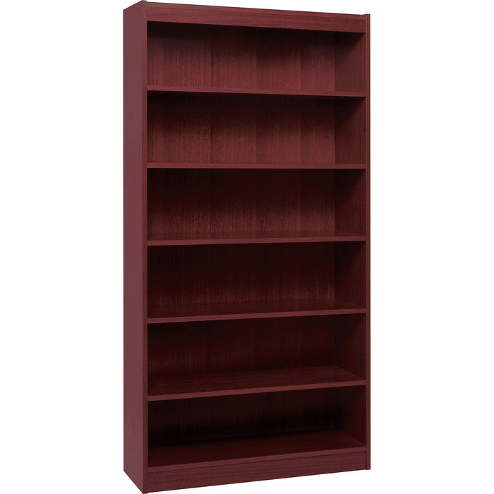 Lorell Panel End Hardwood Veneer Bookcase - LLR60074
