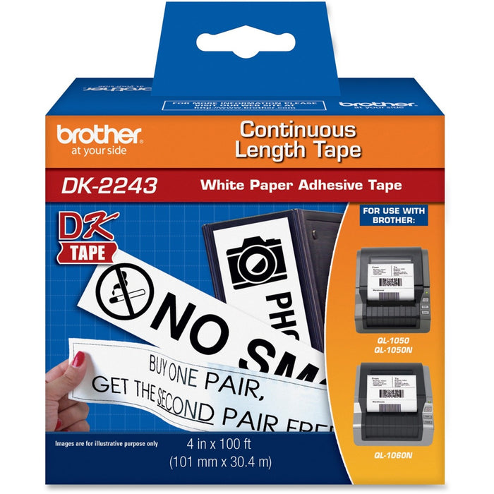 Brother DK2243 - Continuous Length Paper Labels - BRTDK2243
