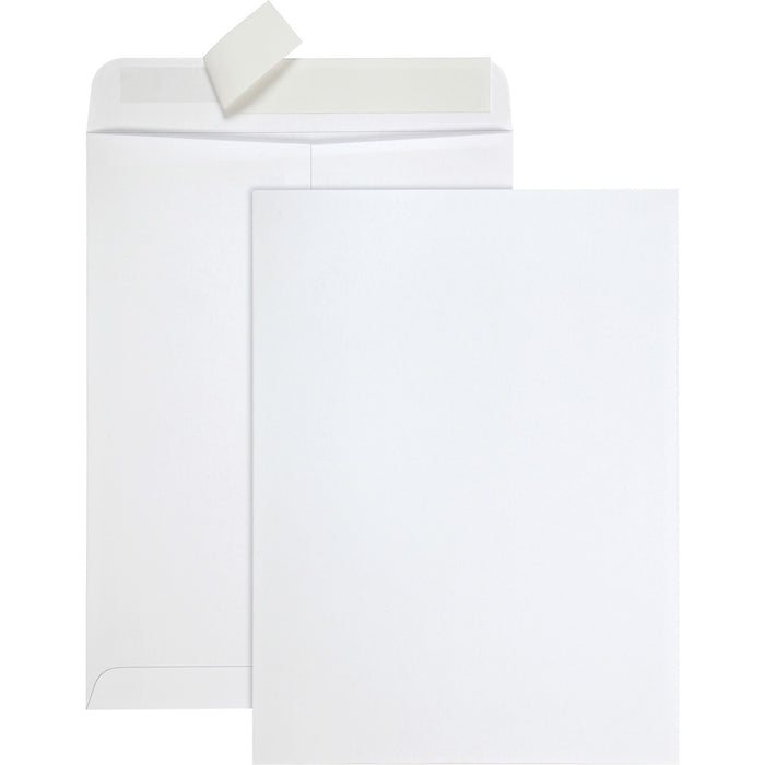 Quality Park 9 x 12 Tech-no-Tear Paper Out Catalog Envelopes with Self-Sealing Closure - QUA77390