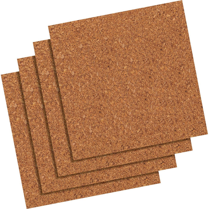 Quartet Frameless Modular Natural Cork Tiles - QRT102Q