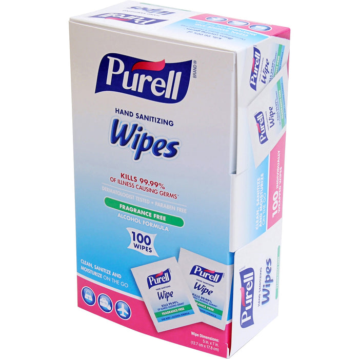 PURELL&reg; On-the-go Sanitizing Hand Wipes - GOJ902210